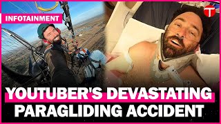 Youtuber Anthony Vella Breaks Down His Shocking Paramotor Accident  Latest News [upl. by Bloomer]