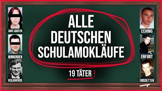 Alle Deutschen Schulamokläufe  TCD  2023 DokuPodcast [upl. by Chandra243]