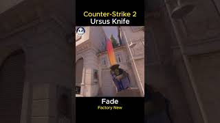 Ursus Knife  Fade  Factory New FN  Skin ShowcaseAnimation  CounterStrike 2 CS2 [upl. by Nalek]