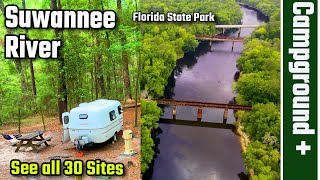 Suwannee River State Park Full Campground Tour amp Fun RV Living 4K [upl. by Eiaj764]