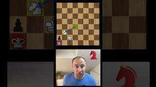 Nice Knight and Bishop vs Pawn Chess Endgame Study [upl. by Nagear]