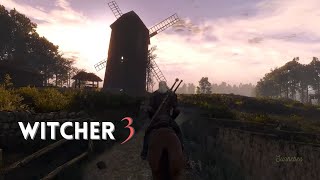 The Witcher 3 Horse Ride In White Orchard [upl. by Anahoj]