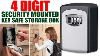 How to Reset the Combination of 4 Digit Keysafe Lock Box [upl. by Htiekal]