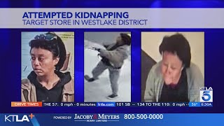 Woman attempts to kidnap 4yearold at Target Police [upl. by Gnehc]