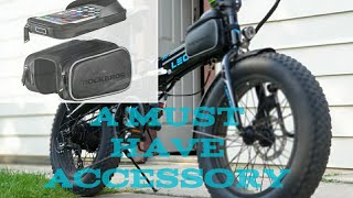 Rockbros bike frame bag A must have accessory Lectric Xp electric bike [upl. by Borras]