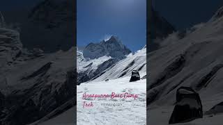 Annapurna Base Camp Trek Info Us intrekking shortvideo nature trek annapurna annapurnabasecamp [upl. by Gnot]