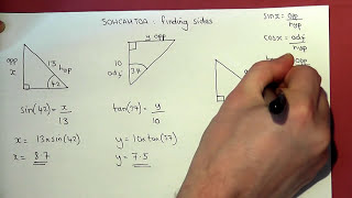 Trigonometry Basics  how to find missing sides and angles easily 6 Golden Rules of SOHCAHTOA [upl. by Brook]