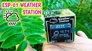 DIY Weather Station ESP8266 ESP01 [upl. by Lareine718]