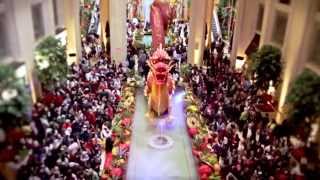 Chinese New Year Dragon Dance at The Venetian and The Palazzo Las Vegas Lohan School of Shaolin [upl. by Eckblad]