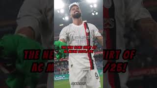 MILAN NEW HOME KIT 202425🎽🔴👹🆕 shorts [upl. by Ced1]