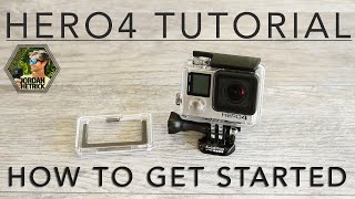 GoPro HERO 4 Black amp Silver Tutorial How To Get Started [upl. by Landri320]