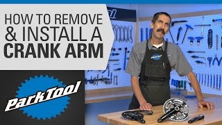 How to Remove and Install a Crank Arm on a Bike [upl. by Nawek358]