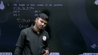 The length of latus rectum of the parabola x2 ampndash 4x ampndash 2y ampndash 8  0 is [upl. by Khosrow]