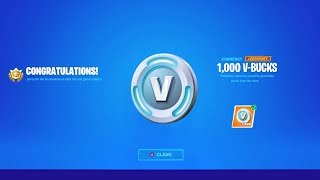 Fortnite sent EVERYONE 1000 VBUCKS Thanks Epic [upl. by Dean]