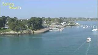 Port Blanc sur lIle aux Moines Golfe du Morbihan en Bretagne  Série Ports et Escales [upl. by Christen]