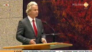 1716 september 2009 Algemene Beschouwingen Termijn 1 Geert Wilders PVV [upl. by Kucik]