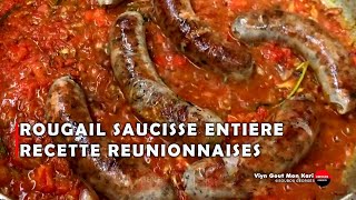 Rougail saucisse  la recette de ma grandmère [upl. by Nahor612]