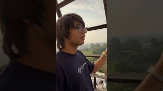 Itni Upar Tanki per Chadh gai😱 souravjoshivlogs vlog funny shorts [upl. by Reidar]