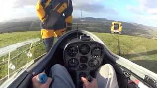 Bungee launch Midland Gliding Club [upl. by Anileme347]