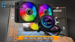 AORUS RGB AIO Liquid Cooler 280 [upl. by Anastatius763]