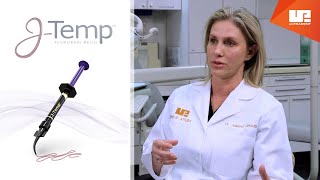 Dr Jaleena Jessop explains JTemp™ temporary resin [upl. by Ecirum]