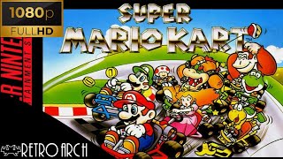 SUPER MARIO KART SNES  FULL GAMEPLAY  HD 1080p 60FPS Single Player [upl. by Elmira144]