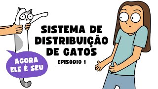 UM GATO APARECEU NA MINHA CASA  NOVELINHA DE GATO EP 1 [upl. by Kennett523]