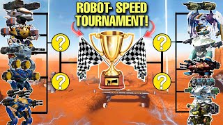 🔥 ALL ROBOTS SPEED TOURNAMENT  WAR ROBOTS WR  FASTEST ROBOT CHAMPIONSHIP [upl. by Alben]