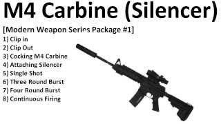 Royalty Free  M4 Carbine Silencer  Sound Effects  HQ [upl. by Chaffin263]