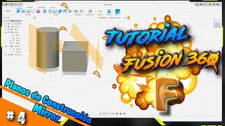 📏Curso Tutorial de FUSION 360 desde 0 💥Crear PLANOS y opción MIRROR [upl. by Airahcaz]