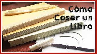 Cómo COSER un LIBRO a mano FÁCIL 👉 COSTURA PERFECTA para Encuadernación [upl. by Meilen]