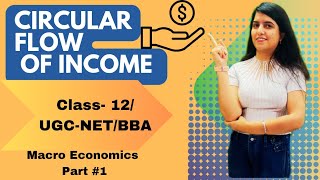 Circular flow of incomestock ampFlow concept leakages amp injection class 12 BBAMBA bba ugcnet [upl. by Peppard]