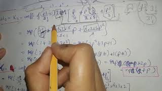 Cumulant generating function cumulants moments about mean from cumulants of negative binomial dist [upl. by Plante]