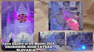 Tatra Gallery of Ice Master 2024 HREBIENOKHIGH TATRAS Tatry Ice Master 2024 Sculptures [upl. by Eikcin]