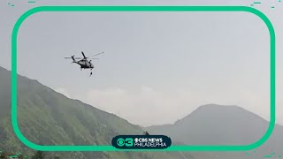 New video shows cable car rescue in Pakistan [upl. by Wolff]