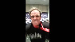 Trevor Phillips Steven Ogg from GTA 5 Tells me quotGo F Yourselfquot NY Comic Con 2013 Original [upl. by Atinel]