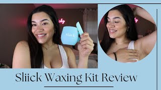 At Home Waxing  Sliick by Salon Perfect Review [upl. by Aracahs661]