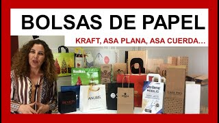 Bolsas de papel kraft y tipos de acabados [upl. by Yle]