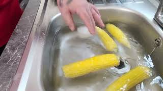 FREEZING SWEETCORN THE EASY WAY  ALLOTMENT GARDENING UK [upl. by Giff916]