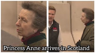 Princess Anne arrives in Lockerbie as she prepares to pay tribute to Pan Am 103 victims [upl. by Heti]