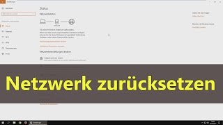 Windows 10 Netzwerk zurücksetzen [upl. by Dekeles]