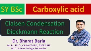 Claisen condensation and Dieckmann condensation with mechanism and application [upl. by Shifra]