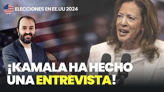 ESTADOS UNIDOS  ¡Albricias ¡Kamala Harris ha hecho una entrevista [upl. by Ailaham]