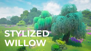 Stylized Willow Tree Tutorial [upl. by Bobette489]