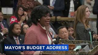 Philadelphia Mayor Cherelle Parker delivers 1st budget address [upl. by Nadia]