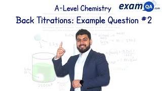 Back Titrations Example Question 2 [upl. by Cicenia]