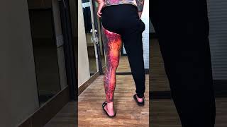 Thigh Tattoo  Full Thigh Tattoo  Amazing Full Thigh TattooDone by Artist Tuden885 shorts [upl. by Pelage]