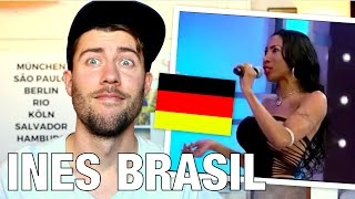 INÊS BRASIL fala bem ALEMÃO🇩🇪  Análise Gringa   O Alemão [upl. by Eetnahs]