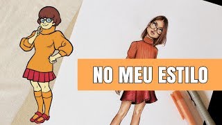 DESENHANDO A VELMA DINKLEY  ScoobyDoo  mateandro [upl. by Elleron]