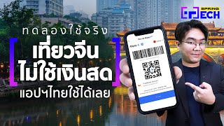 เที่ยวจีนไม่ต้องแลกเงินหยวนอีกต่อไป ใช้แอปฯ TrueMoney Wallet สแกนจ่ายได้เลย  SPRiNG Tech [upl. by Aihsetan]